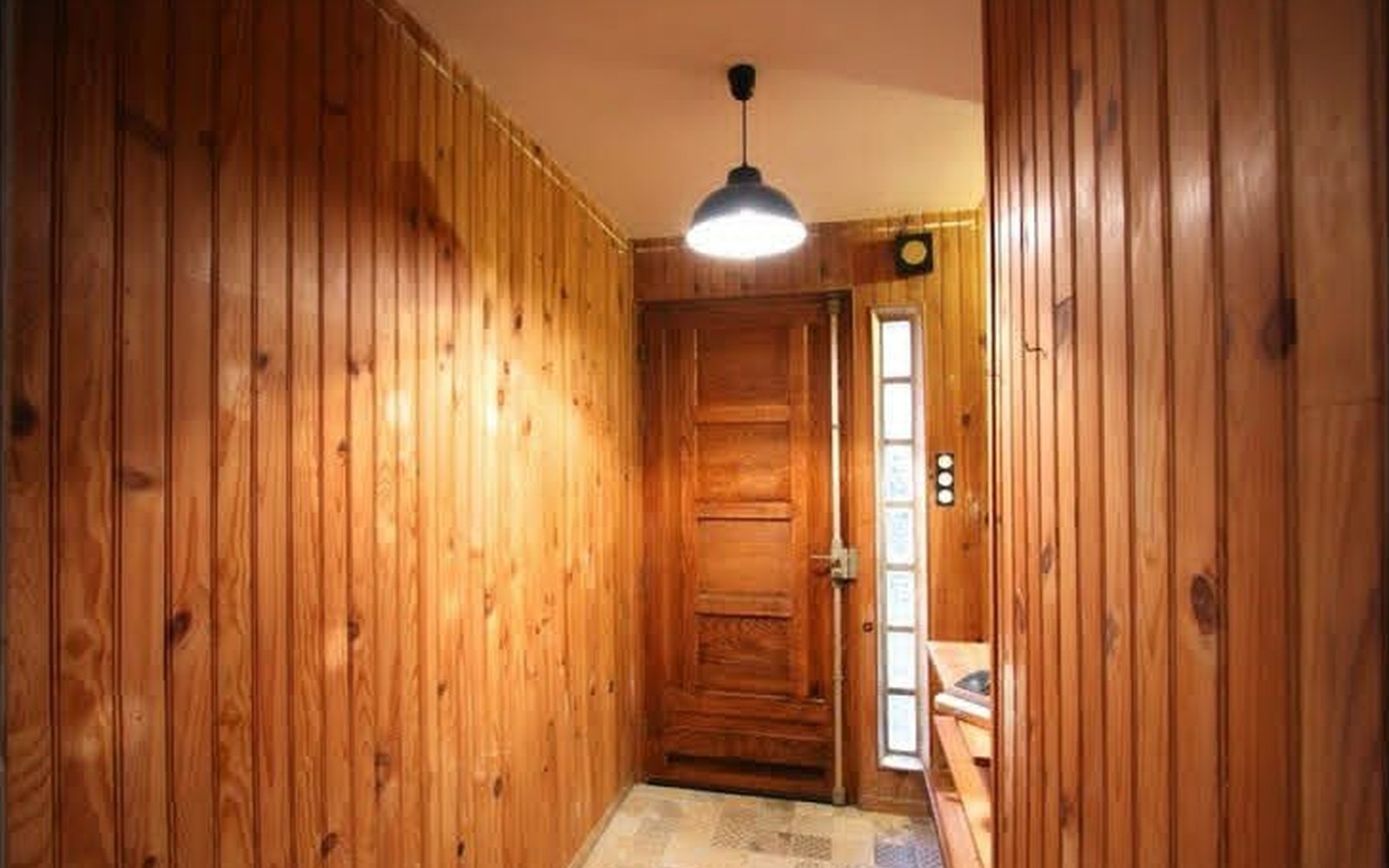 Couloir bois transformé - Avant